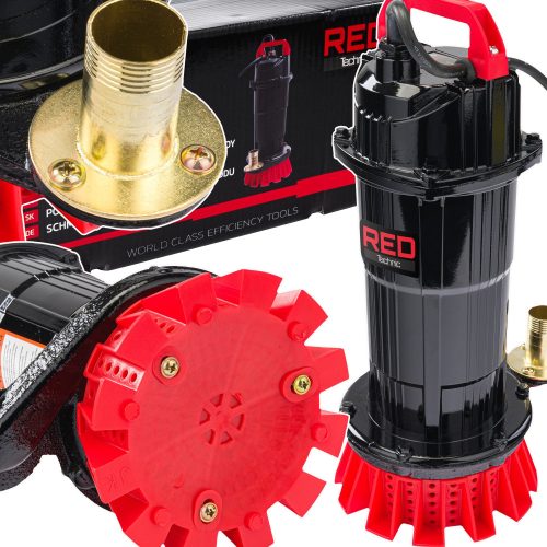 RED TECHNIC Potopna pumpa za prljavu čistu kišnicu 8000 l/h - Visoka Wydajnost i Niska Potrošnja
