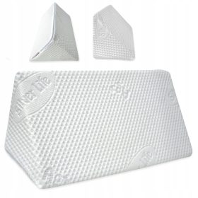   Podloga za glavu od pjene 60x20 za citanje i spavanje s navlakom Silver Life