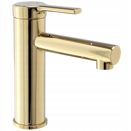 Zlatna baterija za umivaonik PIXEL GOLD niske visine - REA