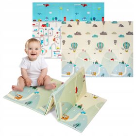    Edukativna prostirka, velika, dvostrana, sklopiva, 180x200cm, Lionelo Salma