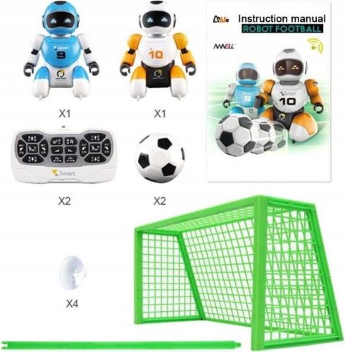 Roboti igrajući kontrolirani nogomet - Set za sportsku zabavu