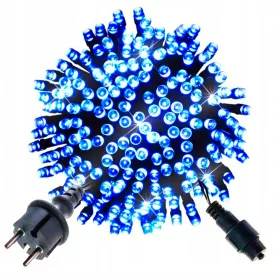   LEDON Vanjska Svjetla za Božićno Drvo 300 LED Plava Bljeskalica 26m