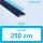 Aluminijski KUTNIK MAT CRNA 25x25mm anodiziran 250cm