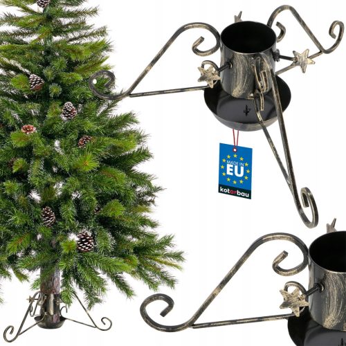  STALAK ZA BOŽIĆNO DRVO, ČELIČNI MEDO, 100 MM, SPREMNIK, LOKSA ZA BOŽIĆNO DRVO