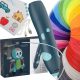 NiceKids 3D olovka za printanje 3D modela + uzorci plavih boja