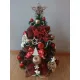 Umjetno božićno drvce s dekoracijom i LED svjetlima, 80 cm
