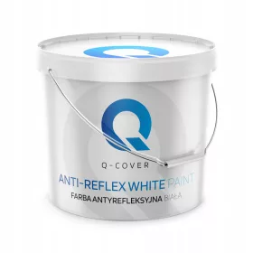   Q-Cover Premium Antireflektivna Latex Boja za Strop i Zidove 10L Bijela H0101 Mat
