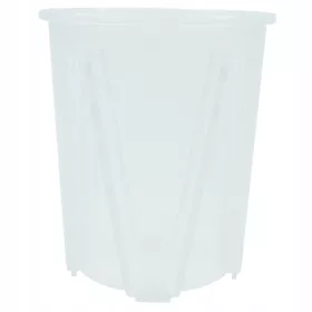    AIRONS teglica za cvijeće 14 cm x 14 x 16 cm promjer 14 cm plastična prozirna