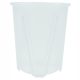  AIRONS teglica za cvijeće 14 cm x 14 x 16 cm promjer 14 cm plastična prozirna