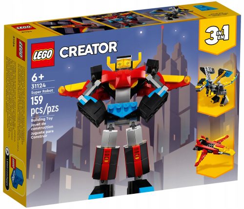 LEGO Creator 326547 LEGO CREATOR 31124 SUPER ROBOT TRANSFORMERS 3U1