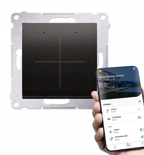 Upravljač, Simon 54 GO kontroler CONTROL Wi-Fi pametni telefon crni