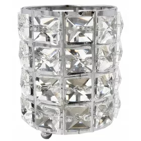Crystal kozmetički organizator za četkice F795 O srebrni