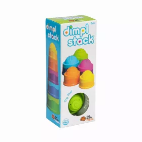    Fat Brain Toys Dimpl Stack FA293 višebojna senzorna piramida