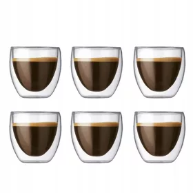   Bodum PAVINA termo čaše s dvostrukim zidovima 0,08 l, 70 g, pakiranje 6 kom.