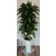 Ficus Ficus umjetno cvijeće 155 cm ukras bijela crna cjevasta posuda