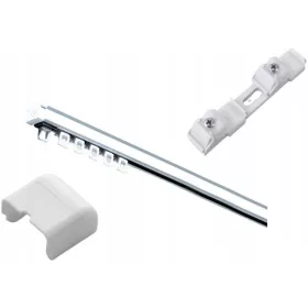 DUPLA aluminijska stropna garnišna KS 280 cm