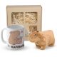  CAPYBARA ROĐENDANSKI DAR, SET ŠOLICA MASKOTA