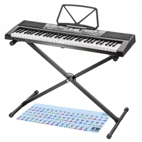   Profesionalni set klavijatura MK-2115 + Stativ + Notni stalak + Besplatne naljepnice za tipke