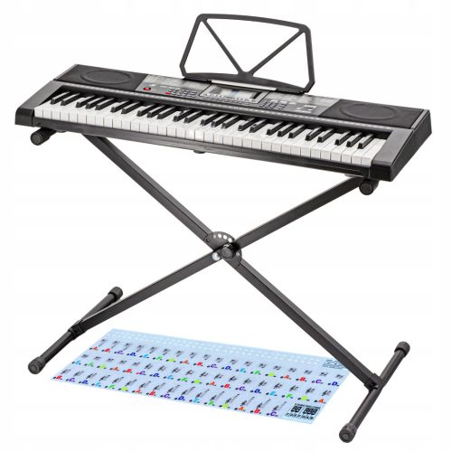 Profesionalni set klavijatura MK-2115 + Stativ + Notni stalak + Besplatne naljepnice za tipke