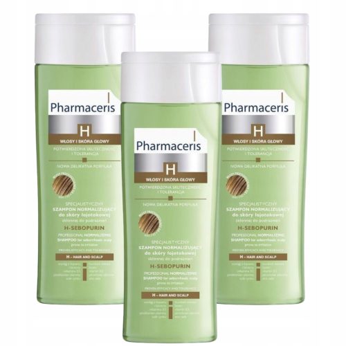 Pharmaceris H Sebopurin šampon za normalizaciju masne kože glave 250 ml