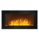 Električni viseći kamin Ferretti Adele crni 2000W 91 x 48 x 12 cm