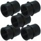 Set 5x PP spojnica 1 1/2" x 1 1/2" (3/2" x 3/2") GW-GW PN10 konektor