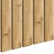 PREMIUM LAMELA PLOČA ZA ZID 80x16 mm BOJE NATURAL HRAST