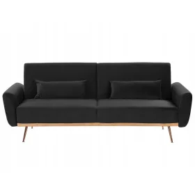   Elegancija i udobnost - Kauč Beliani Eina 210 x 81 cm, crni baršun