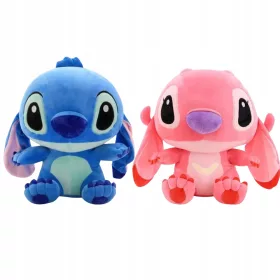   Plavi Medo Stich + Rozo Maskota Plišana Igračka za Maženje 35cm