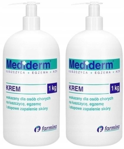 Mediderm Krem za Tijelo, Ublažava Psorijazu i Ekcem - 2x1kg