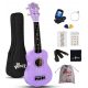 Ukulele Sopranowog Tipa Ljubičasti + Set Dodataka