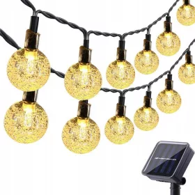  Solarna lampa, bijela, 30 cm, 1 kom.