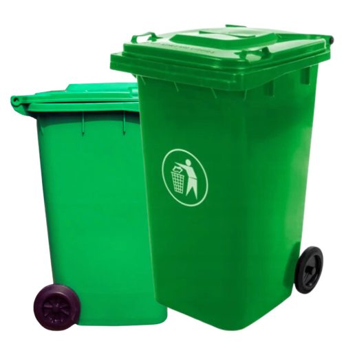 Kanta za smeće, kontejner za otpad 120L, zelena