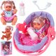 Interaktivna lutka u nosiljci MalPlay 107070 Dollys 28 cm