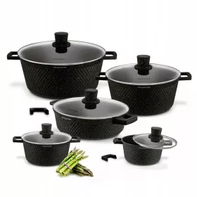 Konighoffer Escuro XXL set aluminijskih lonaca, 11 kom.