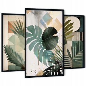 Luksuzni set od 3 slike za dnevni boravak i spavaću sobu