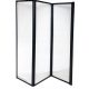 Trodijelni paravan za kadu KFA Armatura 120 x 140 cm mliječni