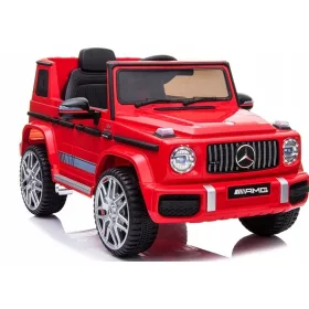    Mercedes AMG G63 za djecu Crveni + Daljinski + MP3 LED + Free Start + EVA