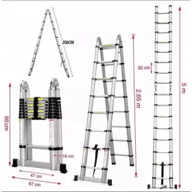 KONTRAKT 4348 ljestve 6 m alu