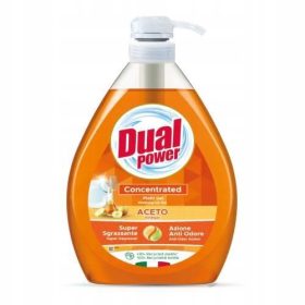    Dual Power tekućina za pranje posuđa Jabučni ocat, TALIJANSKI proizvod, Koncentrat 1L