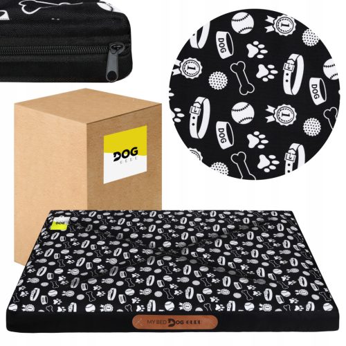 WODOODPORNI KREVET ZA PSE XXL 120x70x5 cm SA ZATVARAČEM
