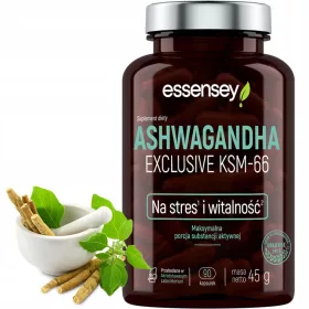   ESSENSEY ASHWAGANDHA EXCLUSIVE KSM-66 - Nadogradnja za stres i vitalnost