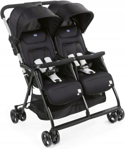 Chicco OHlala Twin kolica za blizance, crna
