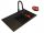Zlewozmywak Pyramis Camea 79x50 Black Edition Mat Prawy Bateria Gratisy
