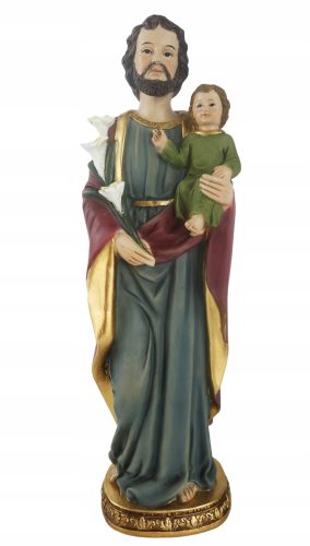  FIGURA ZA Ureznicu SV. JÓZEF GUARDIAN S DJETETOM SMOLA MASA 40 CM