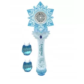   ELSA Magic Wand Bubble Making Soap Toy with Lights, Music, and Windmill Fun
