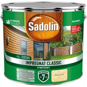 Lakovi, impregnacija za drvo - SADOLIN CLASSIC 9L, Prozirna
