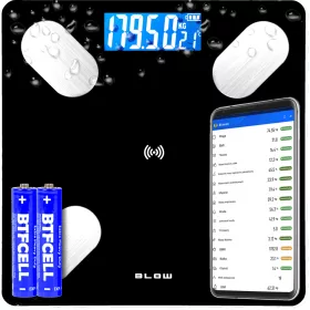    Kupaonska vaga Blow 44-092# + Blow AAA cink-ugljična baterija (R3) 2 kom.
