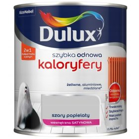 Dulux Metalna Akrilna Boja za Radijatore, Pepeo Siva, 0,75L