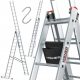 Više ljestve 10,4 m aluminijske 3 x 15 do 150 kg